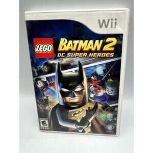 LEGO Batman 2: DC Super Heroes (Nintendo Wii, 2012) CIB Complete